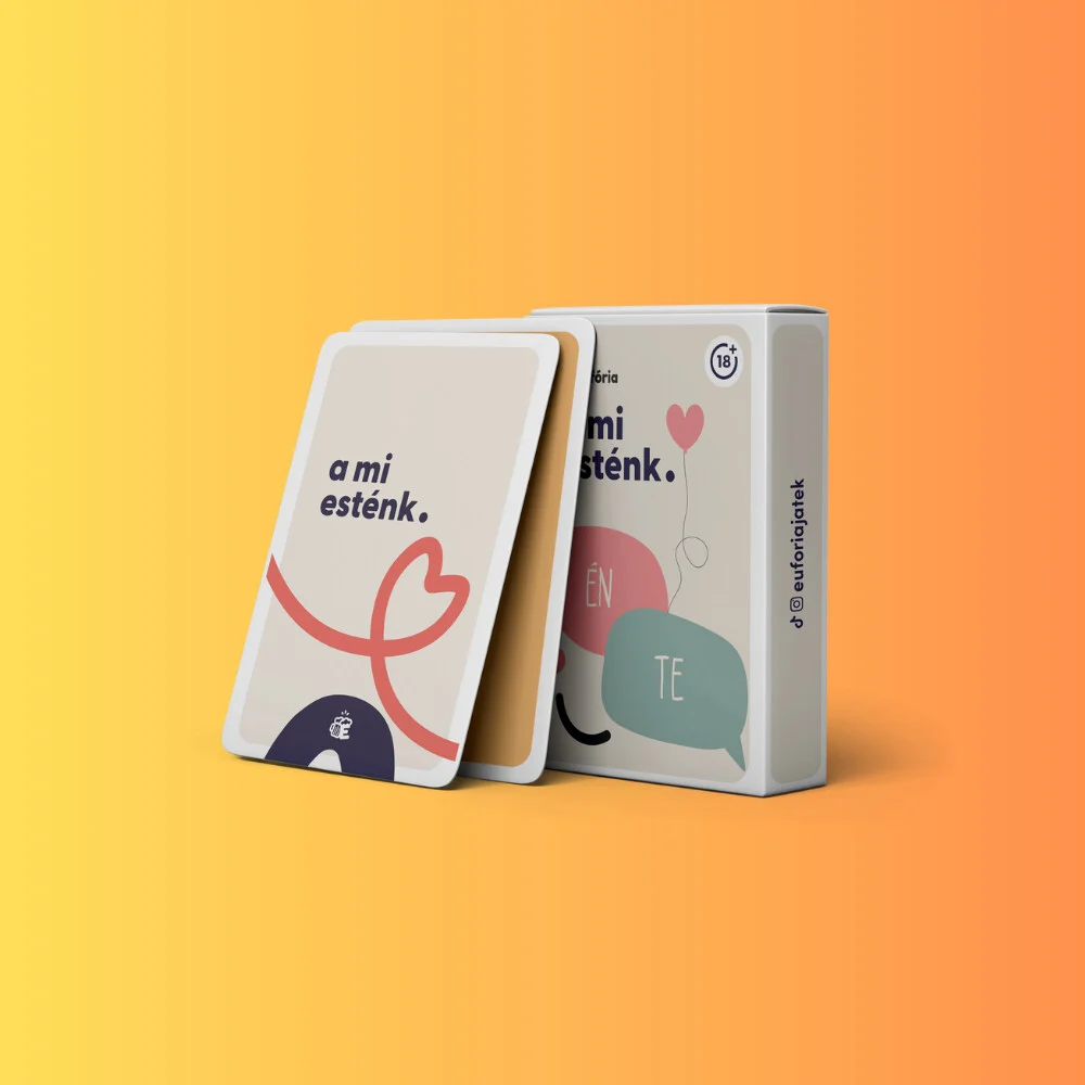 Euphoria – Our Evening. Couples Card Game I Eufória – A Mi Esténk. Páros Társasjáték