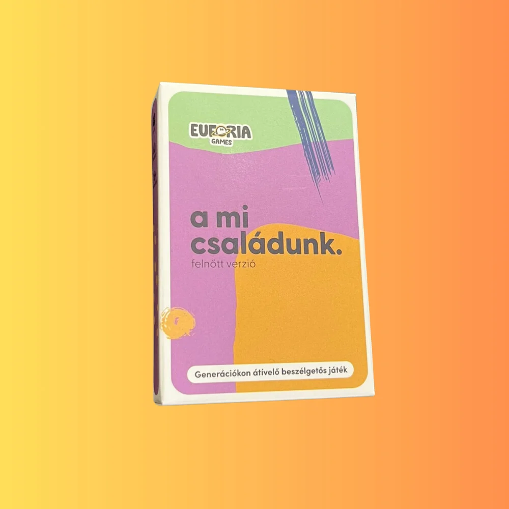 Euphoria – Our Family. Adult Card Game I Eufória – A Mi Családunk. Felnőtt Társasjáték