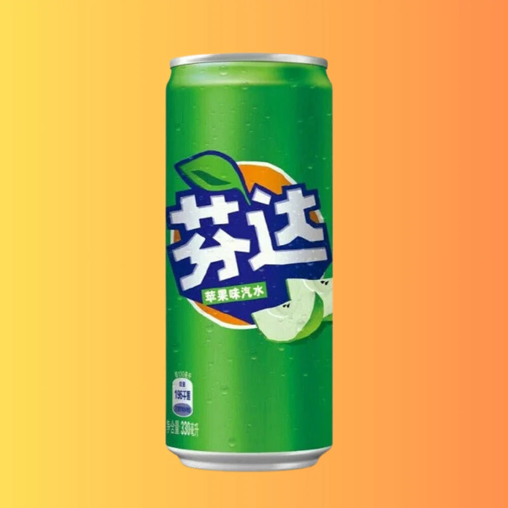 Fanta Green Apple 330ml I Zöld Alma Ízű Üdítőital