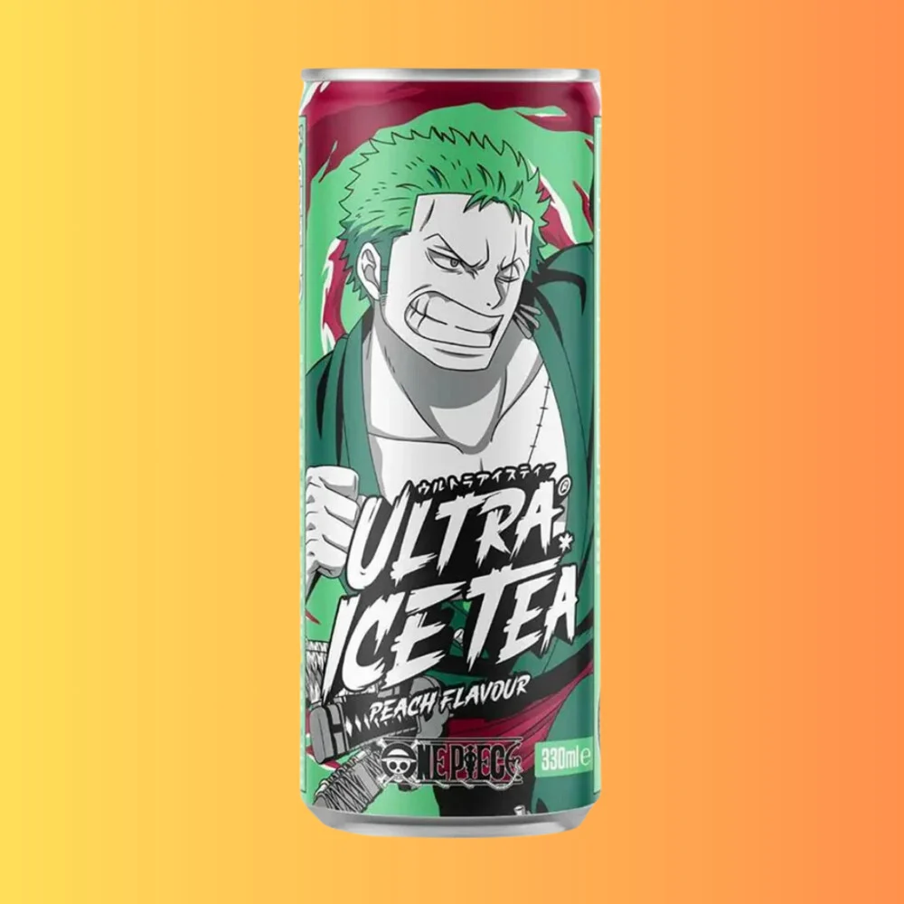 One Piece Zoro Ultra Ice Tea Peach I Barackos Ultra Jegestea 330ml