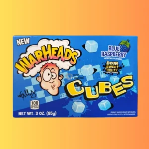 Warheads Cubes Blue Raspberry 85g I Kék Málna Ízű Cukorka