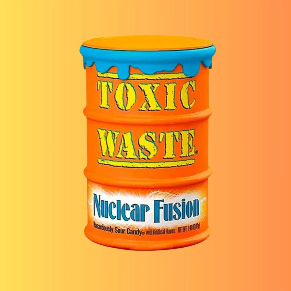 Toxic Waste Orange Drum Sour Candy 42g I Narancs Dobozos Savanyú Cukorka