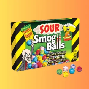 Toxic Waste Sour Smog Balls 84g I Savanyú Golyók box