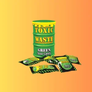 Toxic Waste Green Drum Sour Candies 42g I Zöld Dobozos Savanyú Cukorkák