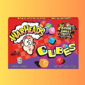 Warheads Sour Cubes Sour Gummies I Savanyú Kocka Rágós Gumicukor 113g