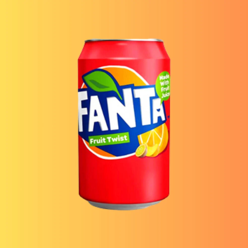 Fanta Fruit Twist UK 330ml I Vegyes Gyümölcs Ízű Szénsavas Üdítőital