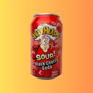 WarHeads Sour Black Cherry Soda I Fekete cseresznye szóda 355ml