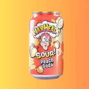 Warheads Sour peach soda I savanyú barack szóda 355 ml