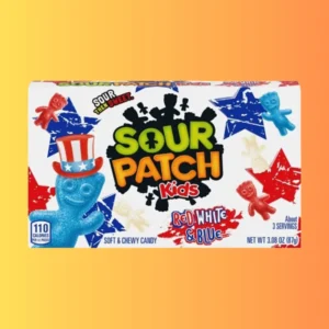 Sour Patch Kids Red White & Blue 87g I Piros, Fehér És Kék Ízű Gumicukor