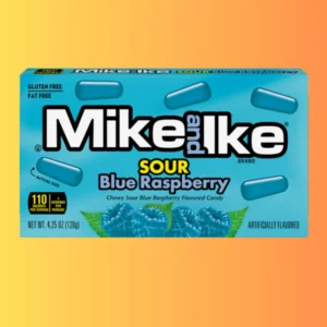 Mike And Ike Sour Blue Raspberry 120g I Savanyú Kék Málna Cukorka