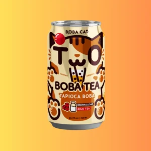 Boba Cat Milk Brown Sugar Tapioca Bubble Tea 315ml I Barna Cukros Tej Tapioka Bubble Tea