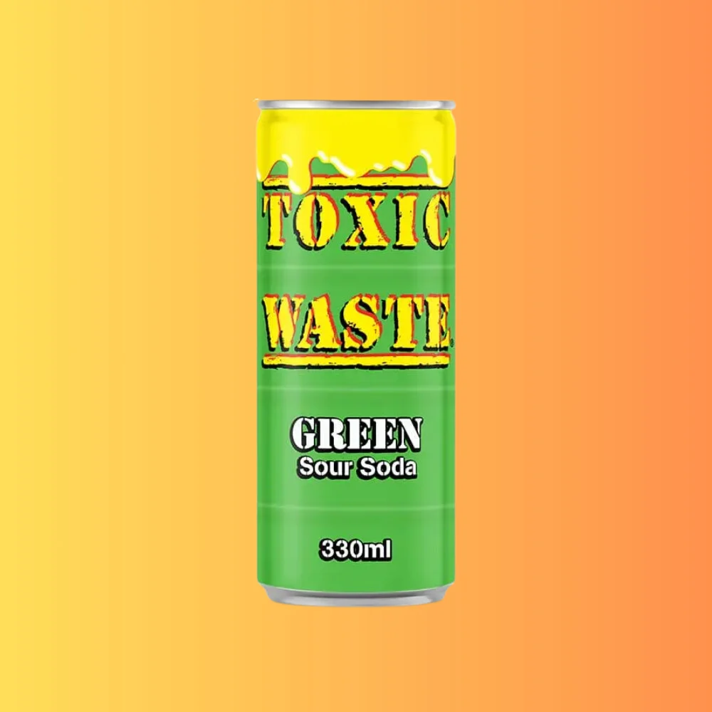 Toxic Waste Soda Green 330ml I Zöld Ízű Szénsavas Üdítő