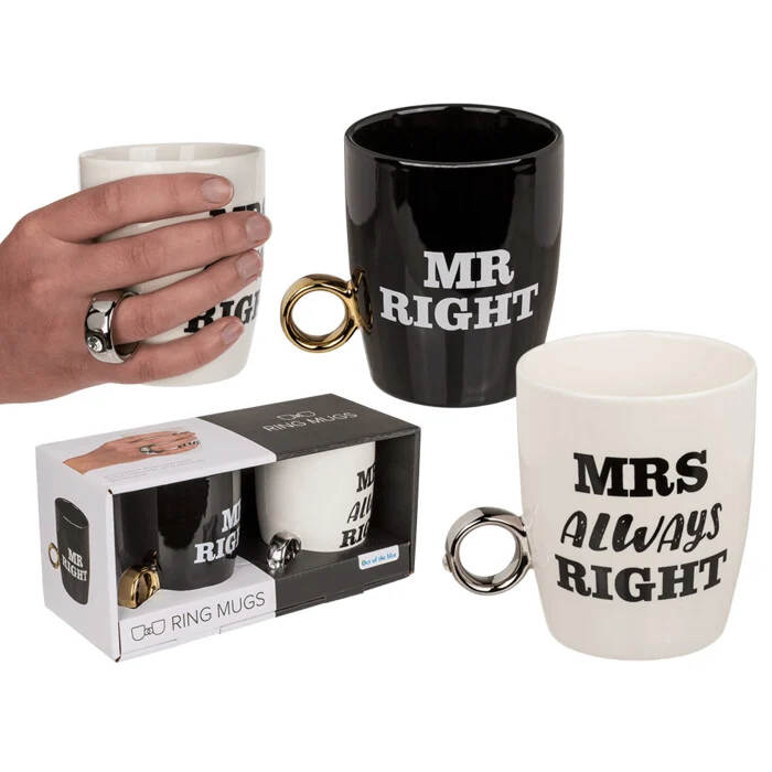 Mug | Bögre Mr Right & Mrs Always Right