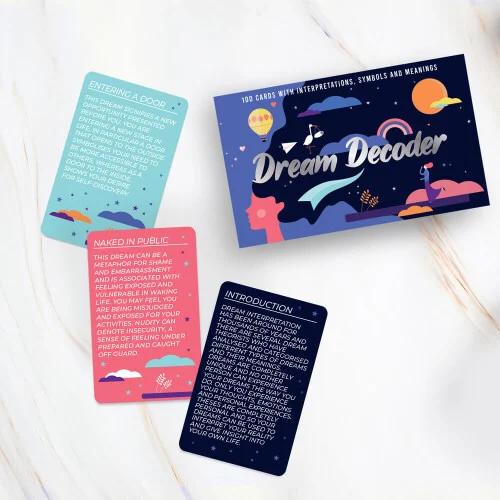 100 Dream Decoder cards | 100 Álomfejtő Kártya (Angol)