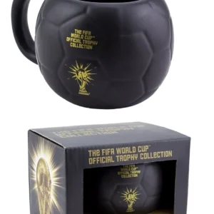 PALADONE FIFA FOOTBALL SHAPED MUG BLACK AND GOLD I Bögre