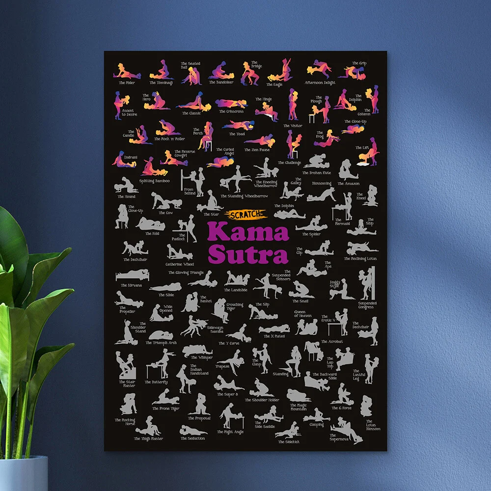 Kama Sutra Scratch Poster I Karcolós Poszter