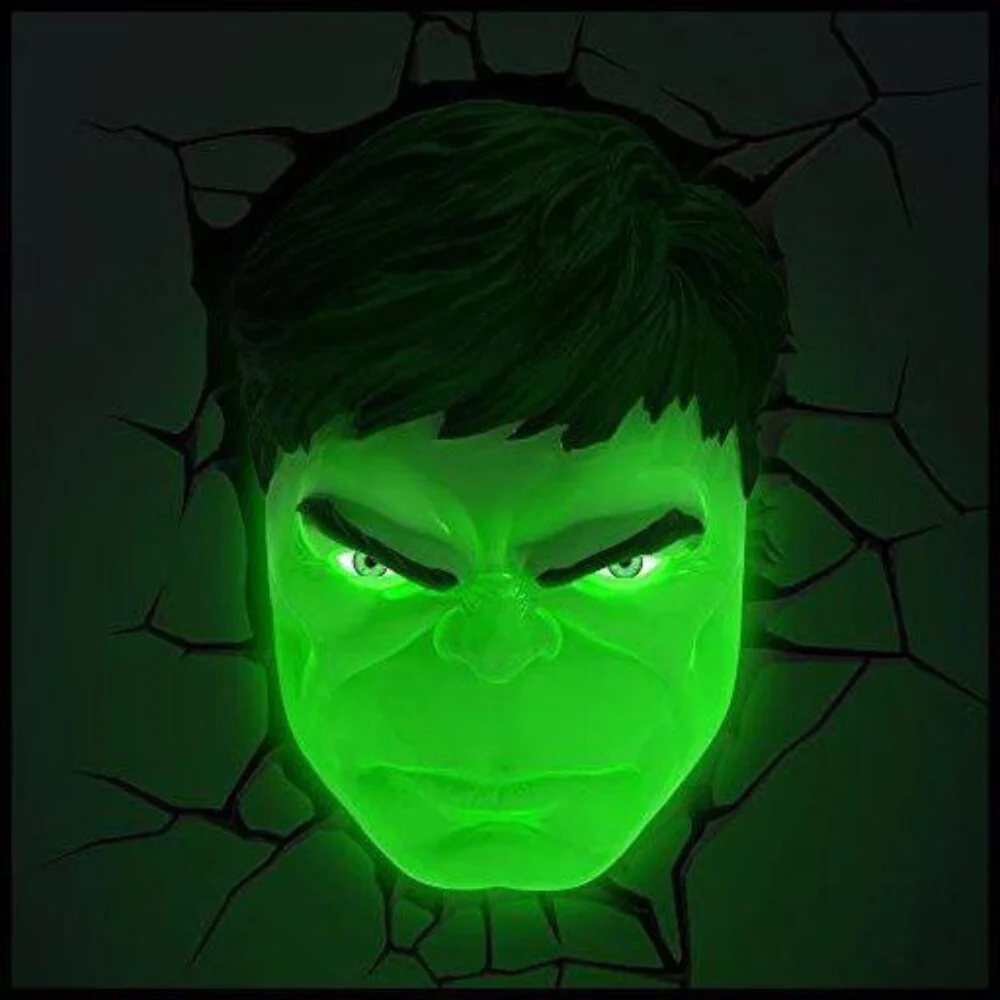 3D Light FX Marvel Hulk I Fali Világítás