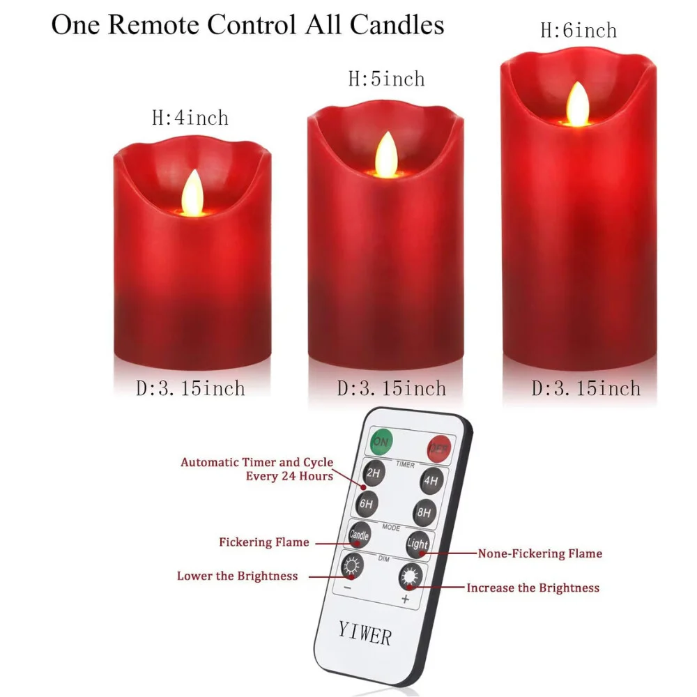 Candle-Shaped Ambient Light I Gyertya Formájú Hangulatvilágítás - Image 2