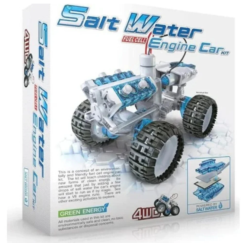 Saltwater Powered Assemble-Your-Own Off-Road Car I Sós vízzel működő összeszerelhető terepjáró kisautó - Image 4
