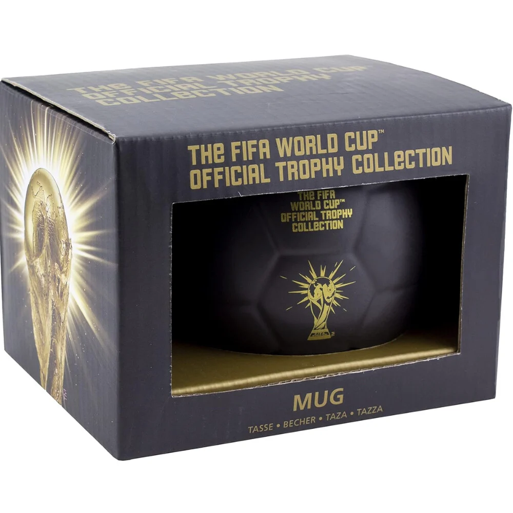 PALADONE FIFA FOOTBALL SHAPED MUG BLACK AND GOLD I Bögre - Image 2