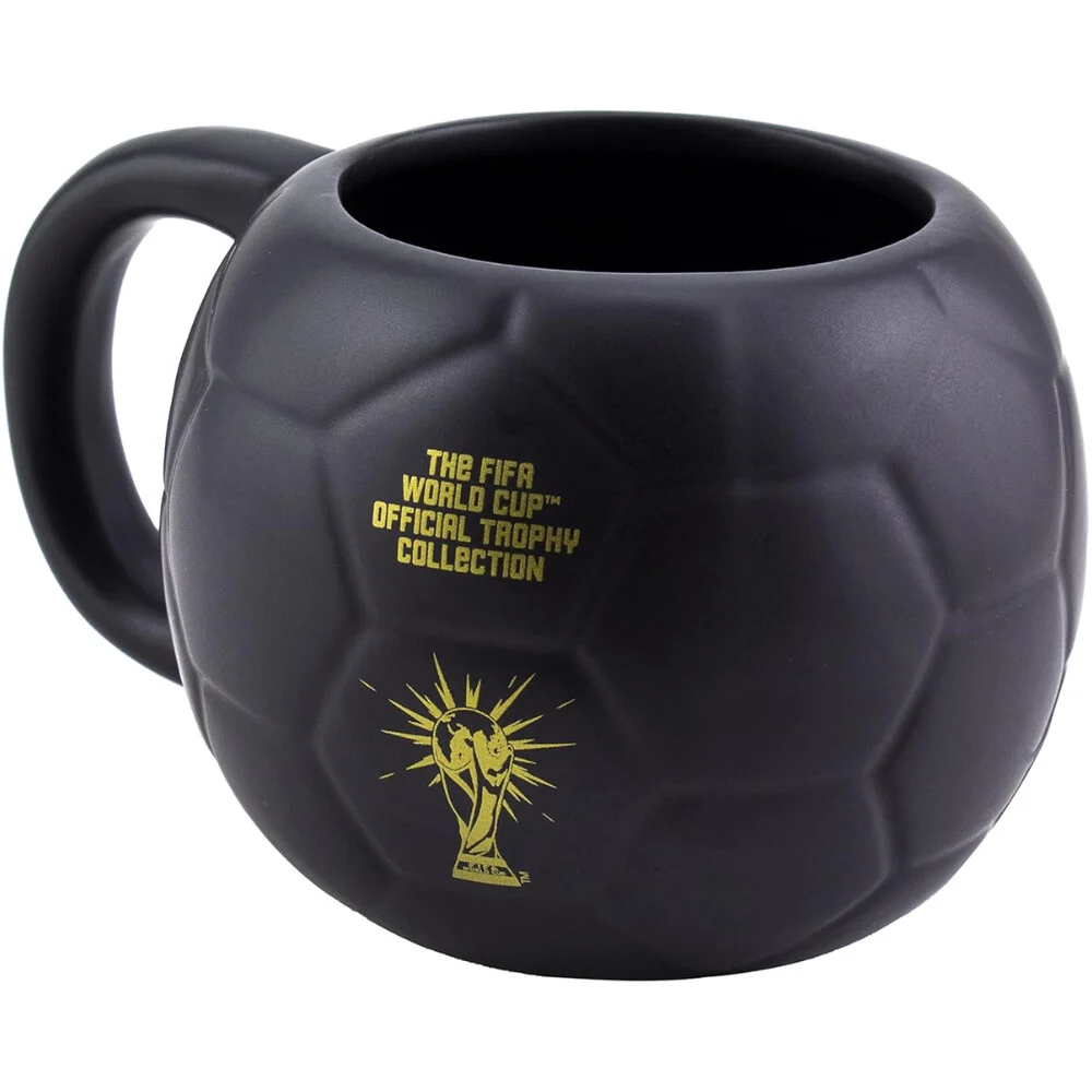PALADONE FIFA FOOTBALL SHAPED MUG BLACK AND GOLD I Bögre - Image 3
