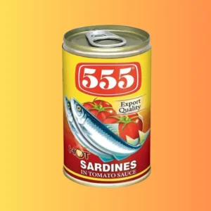 Filippínó 555 Sardines Chili és Paradicsomszósz 155g I Chilli Tomato Sauce Sardines