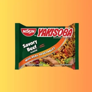 Nissin Yakisoba Savory Beef I Ízletes Marhahúsos Tészta 59g