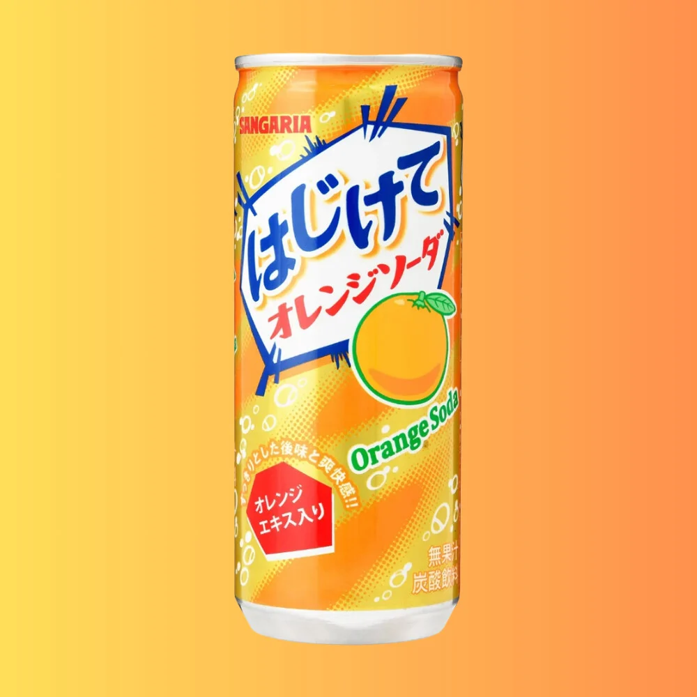 Hajikete Soda Orange 250ml I Narancs Ízű Szénsavas Üdítő