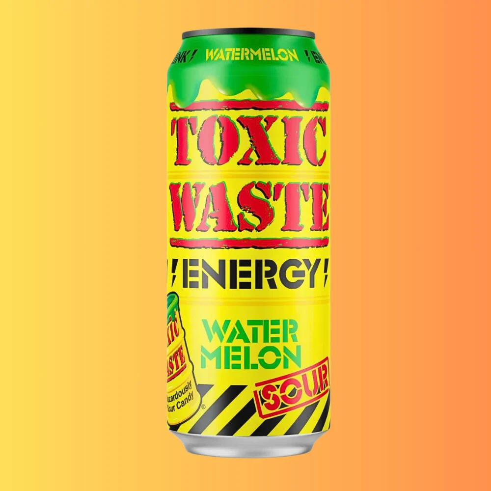 Toxic Waste Energy Drink Sour Watermelon 500ml I Savanyú Görögdinnye Ízű Energiaital
