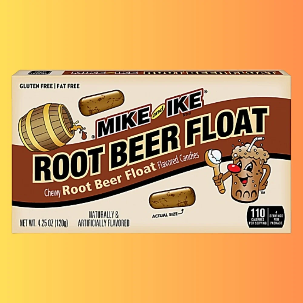Mike And Ike Root Beer Float 120g I Gyömbérsör Ízű Cukorka