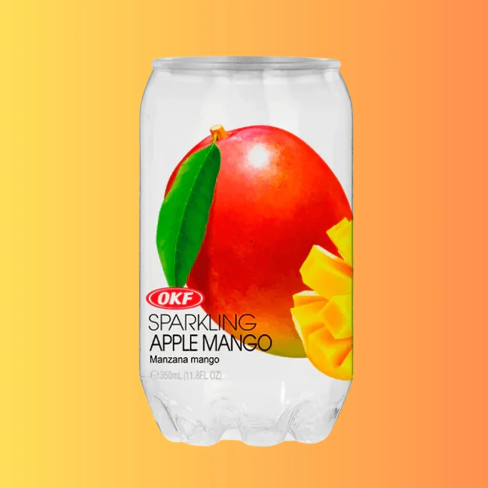 OKF Sparkling Apple Mango Drink 350ml I Szénsavas Almás-Mangós Ital (Koreai)