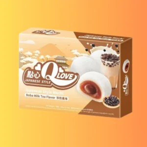 QLove Boba Milk Tea Traditional Mochi 180g I Hagyományos Mochi Tejes Gyöngyteás Desszert