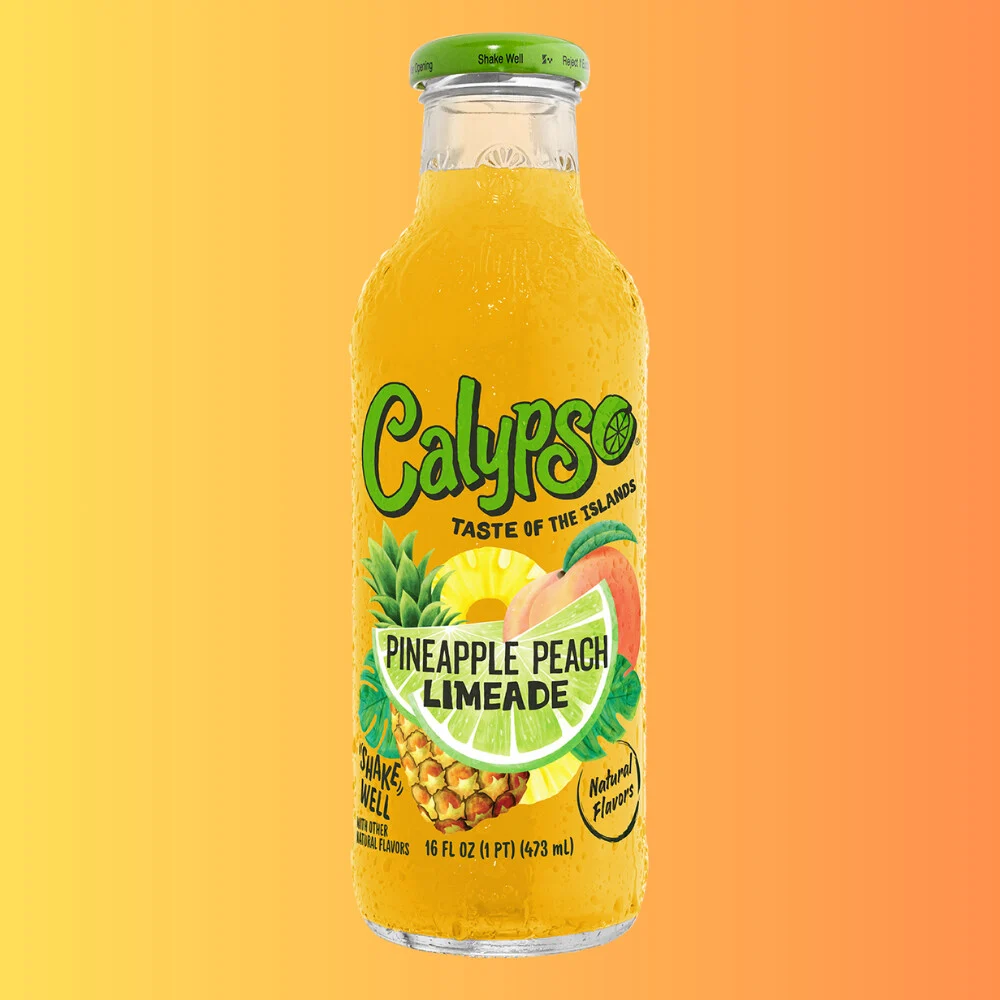 Calypso Pineapple Peach Limeade 473ml I Ananászos-Őszibarackos Limonádé