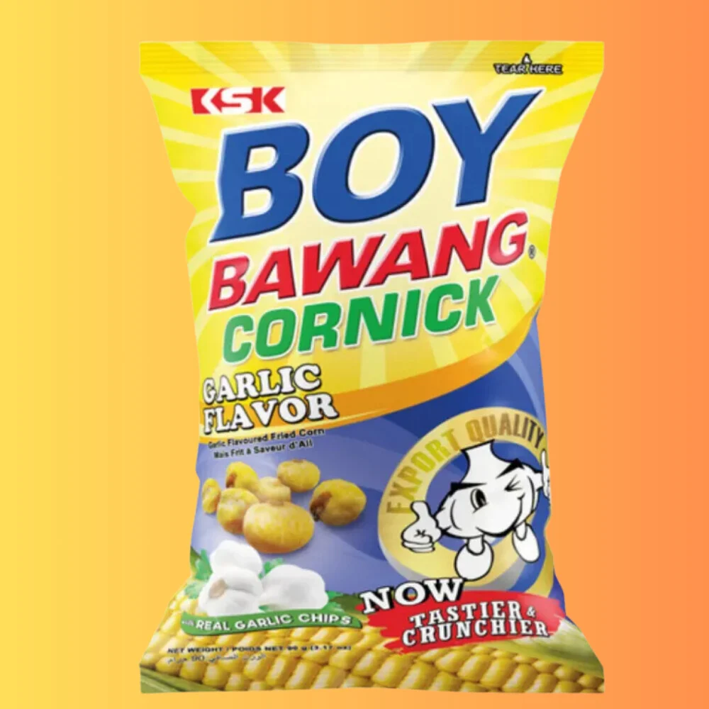 Boy Bawang Garlic I Fokhagymás ízű kukoricasnack 90g