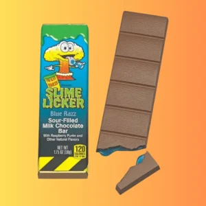 Toxic Waste Slime Licker Chocolate Bar Blue Razz 50g I Blue Razz Ízű Csokoládé