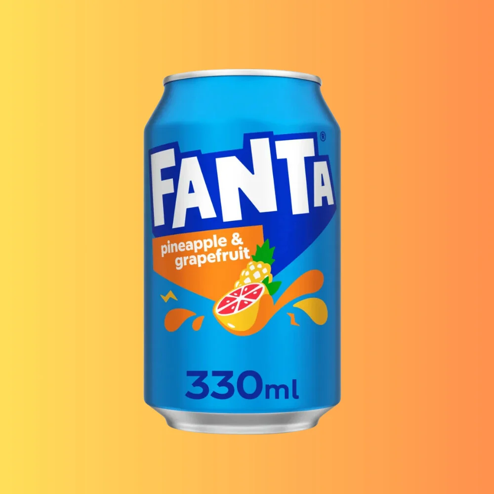 Fanta Pineapple & Grapefruit 330ml UK I Ananász És Grapefruit Ízű Üdítő
