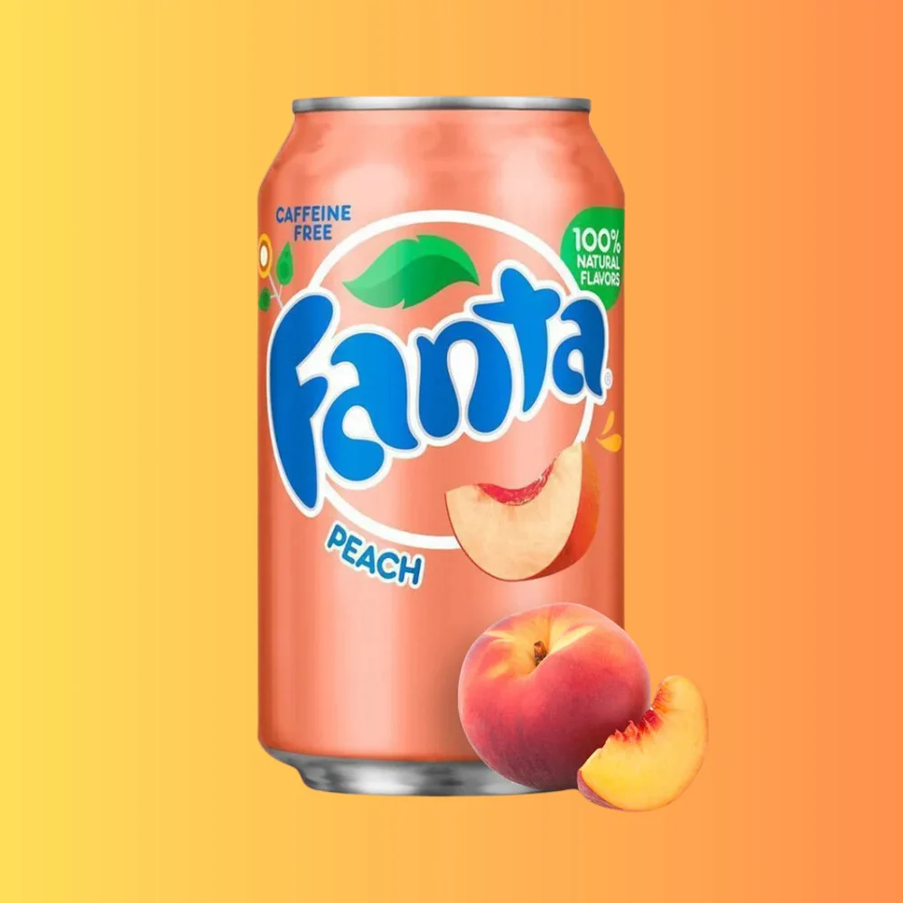Fanta Peach 355ml USA I Fanta Őszibarack