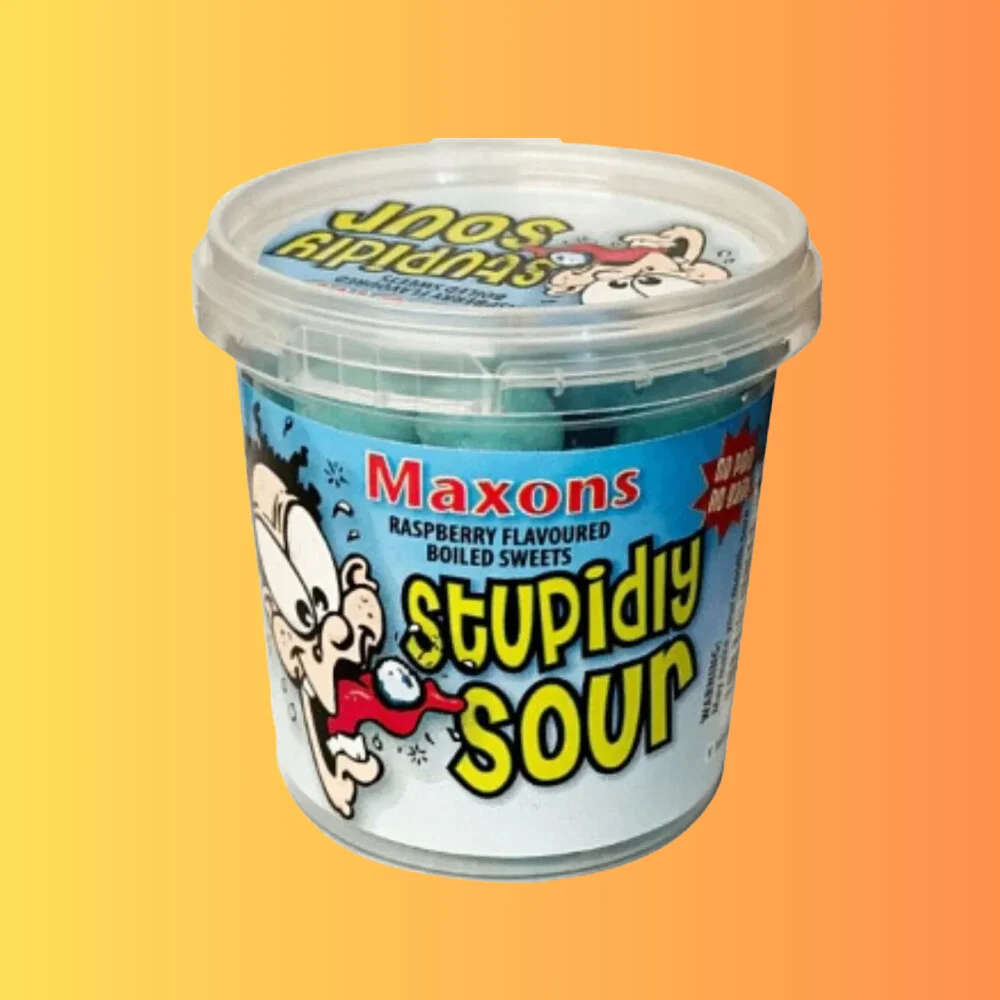 Stupidly Sour Raspberry I Extrém savanyú málna ízű édesség 75g