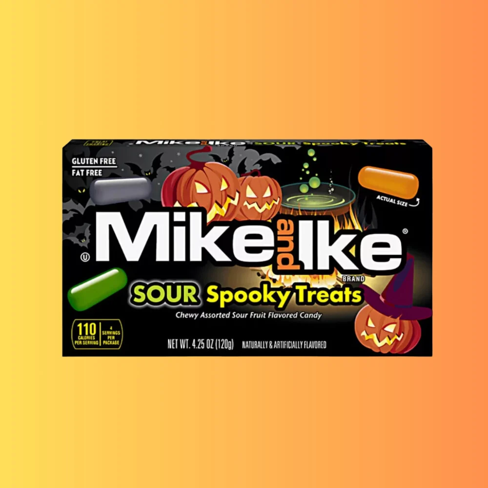 Mike and Ike Sour Spooky Treats I Savanyú Gumicukor 120g