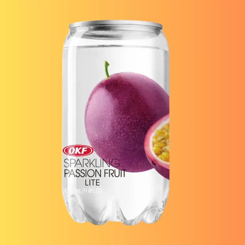 OKF Sparkling Passion Fruit Drink 350ml I Szénsavas Maracuja Ízű Ital (Koreai)