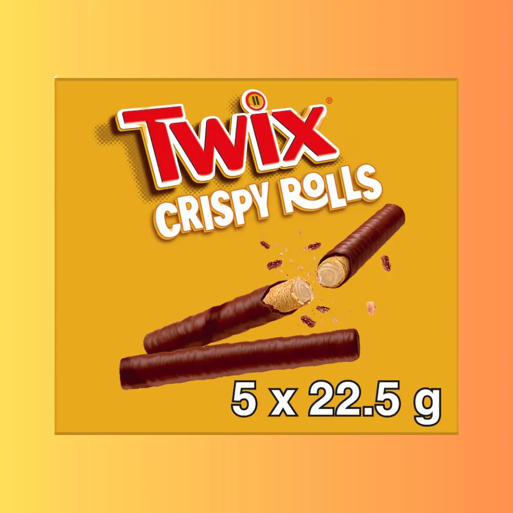 Twix Crispy Rolls 5 Pack 112g I Ropogós Tekercs 5 Darabos Kiszerelés